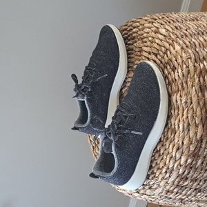 Allbirds Womens Mizzle Black/Grey‎ Wool Runner Casual/Athleisure Sneakers Size 8